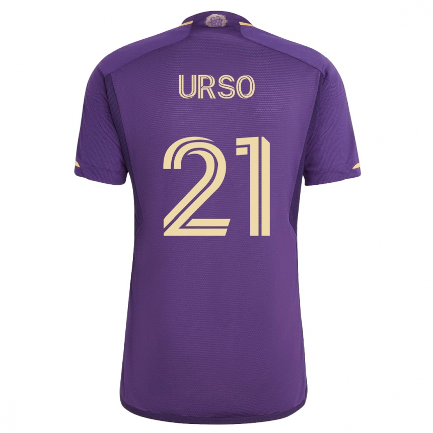 Mujer Fútbol Camiseta Júnior Urso #21 Violeta 1ª Equipación 2023/24 México