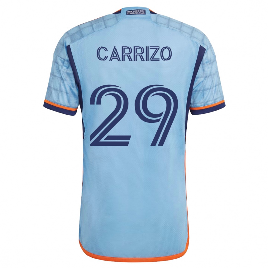 Mujer Fútbol Camiseta Máximo Carrizo #29 Azul 1ª Equipación 2023/24 México
