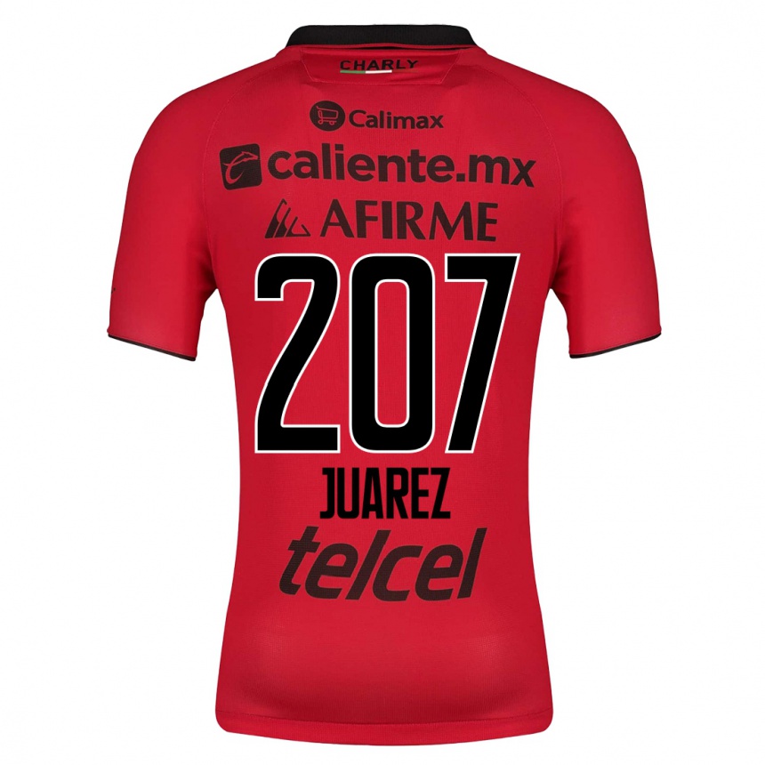 Mujer Fútbol Camiseta José Juárez #207 Rojo 1ª Equipación 2023/24 México