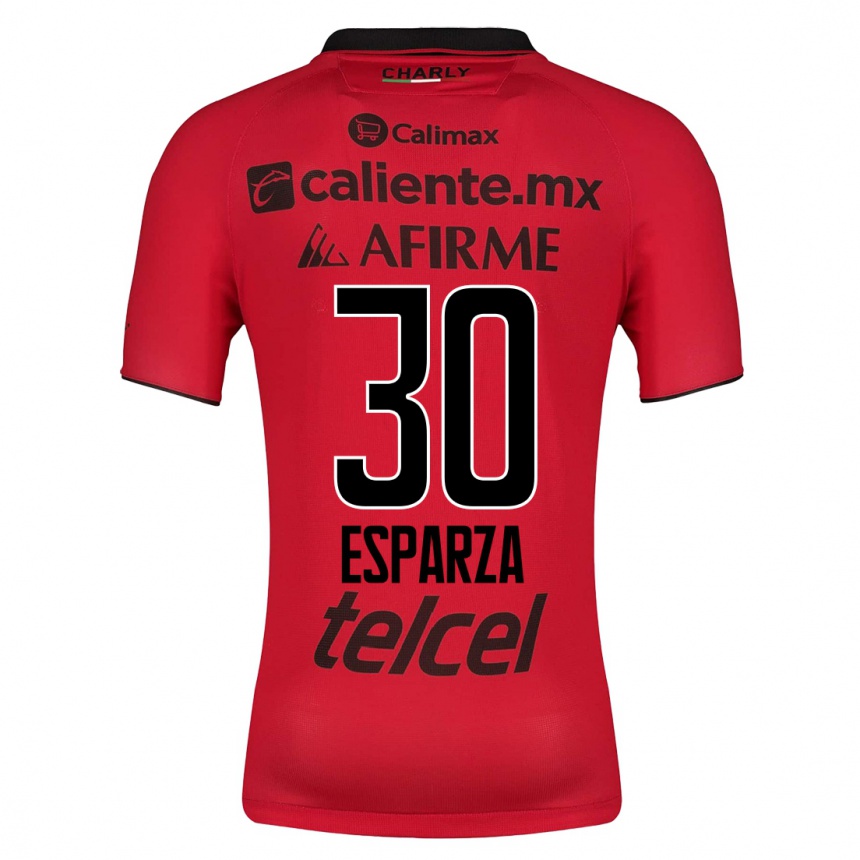 Mujer Fútbol Camiseta Litzy Esparza #30 Rojo 1ª Equipación 2023/24 México