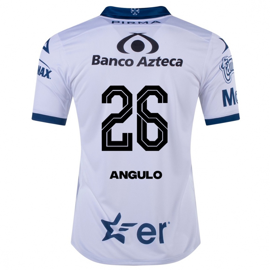 Mujer Fútbol Camiseta Brayan Angulo #26 Blanco 1ª Equipación 2023/24 México