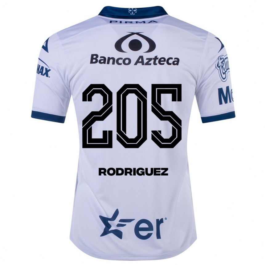 Mujer Fútbol Camiseta Alberto Rodríguez #205 Blanco 1ª Equipación 2023/24 México