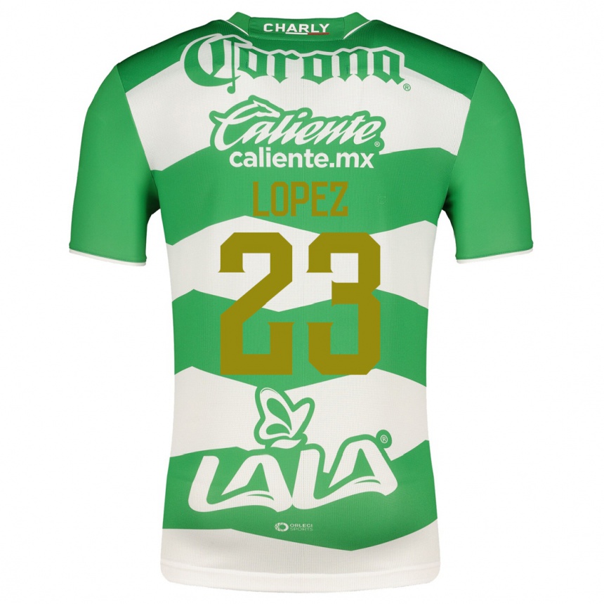 Mujer Fútbol Camiseta Raúl López #23 Verde 1ª Equipación 2023/24 México
