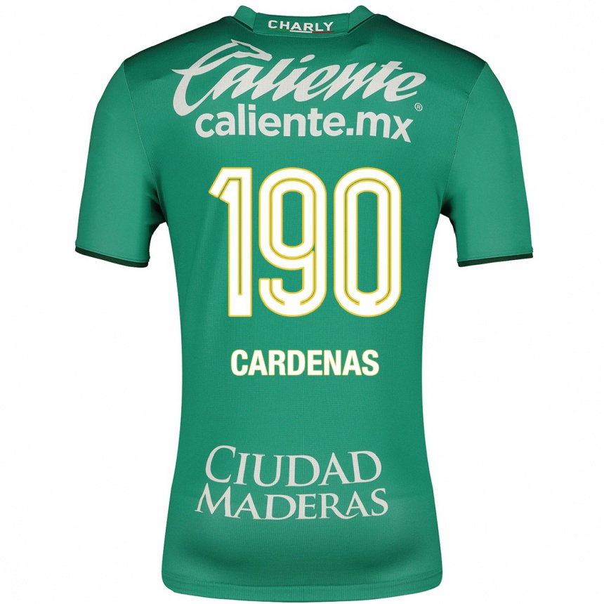 Mujer Fútbol Camiseta Emilio Cárdenas #190 Verde 1ª Equipación 2023/24 México