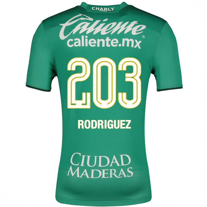 Mujer Fútbol Camiseta César Rodríguez #203 Verde 1ª Equipación 2023/24 México