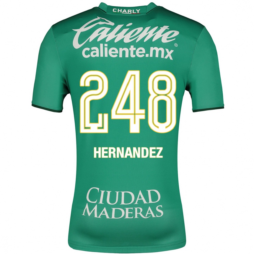 Mujer Fútbol Camiseta Fernando Hernández #248 Verde 1ª Equipación 2023/24 México