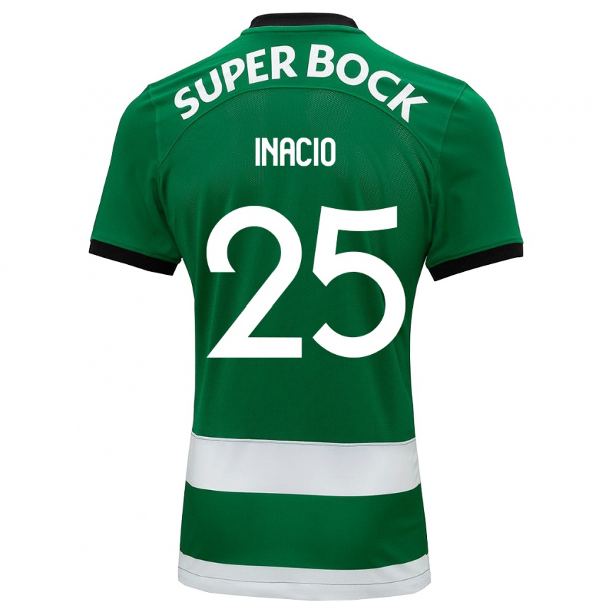 Mujer Fútbol Camiseta Gonçalo Inácio #25 Verde 1ª Equipación 2023/24 México