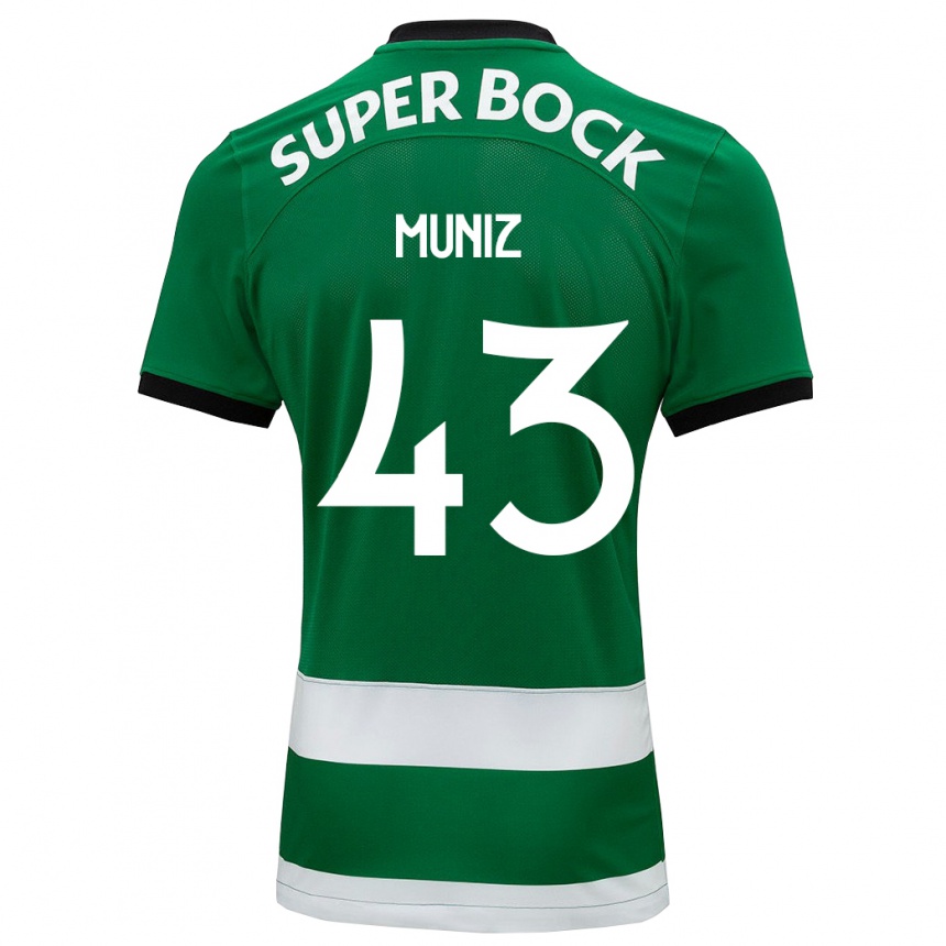 Mujer Fútbol Camiseta João Muniz #43 Verde 1ª Equipación 2023/24 México