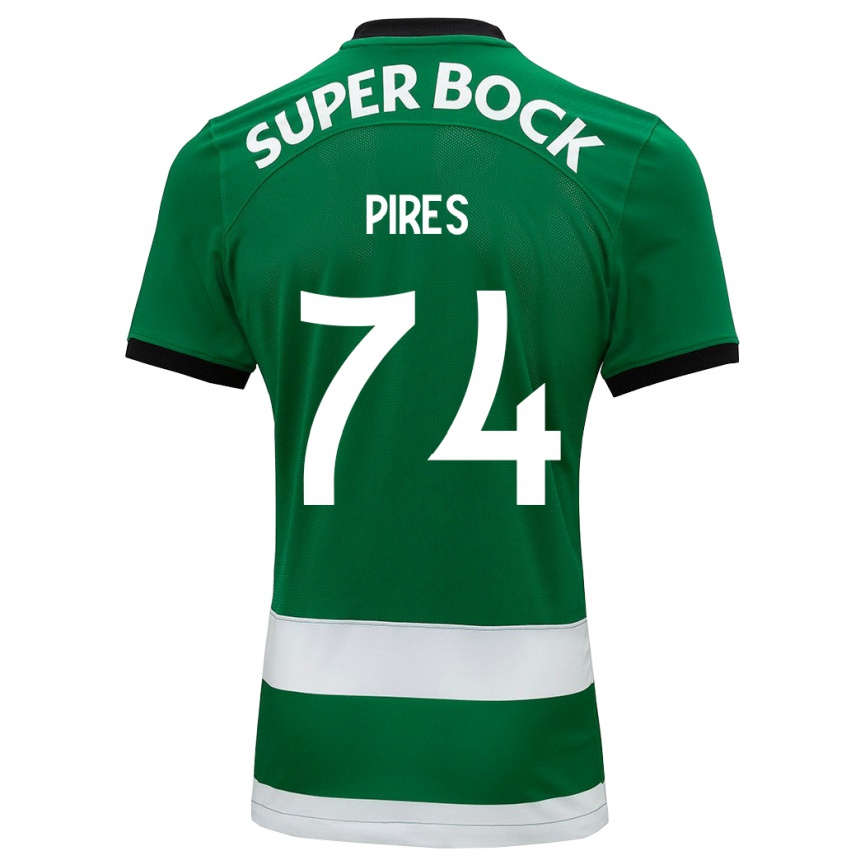 Mujer Fútbol Camiseta Guilherme Pires #74 Verde 1ª Equipación 2023/24 México