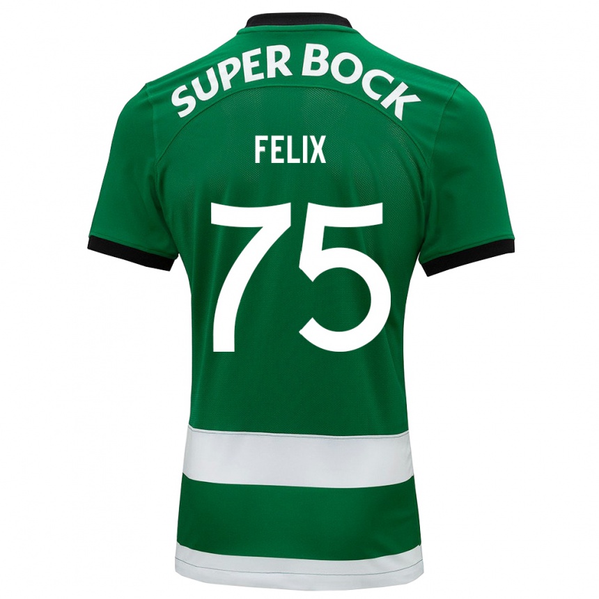 Mujer Fútbol Camiseta Vando Félix #75 Verde 1ª Equipación 2023/24 México