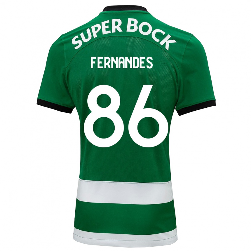 Mujer Fútbol Camiseta Emanuel Fernandes #86 Verde 1ª Equipación 2023/24 México