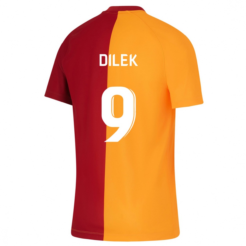 Mujer Fútbol Camiseta Yalin Dilek #9 Naranja 1ª Equipación 2023/24 México