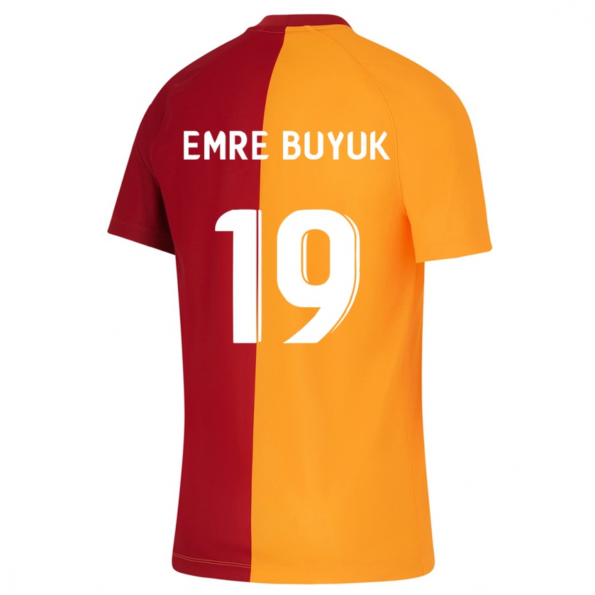 Mujer Fútbol Camiseta Enes Emre Büyük #19 Naranja 1ª Equipación 2023/24 México