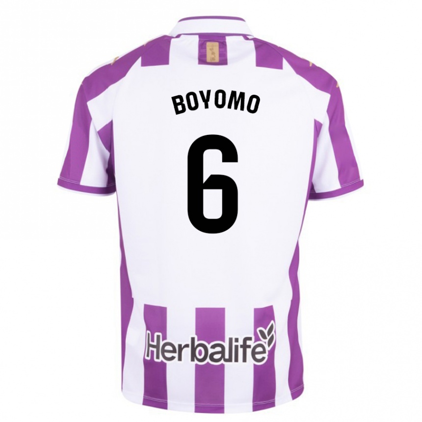 Mujer Fútbol Camiseta Enzo Boyomo #6 Morado 1ª Equipación 2023/24 México