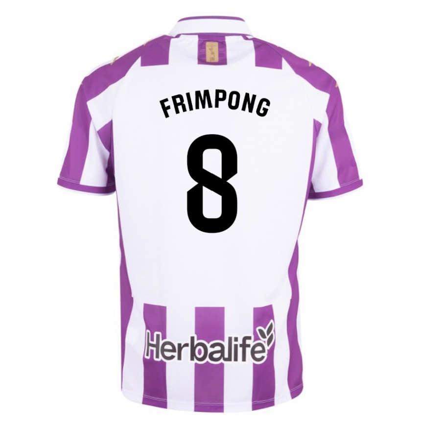 Mujer Fútbol Camiseta Eugene Frimpong #8 Morado 1ª Equipación 2023/24 México