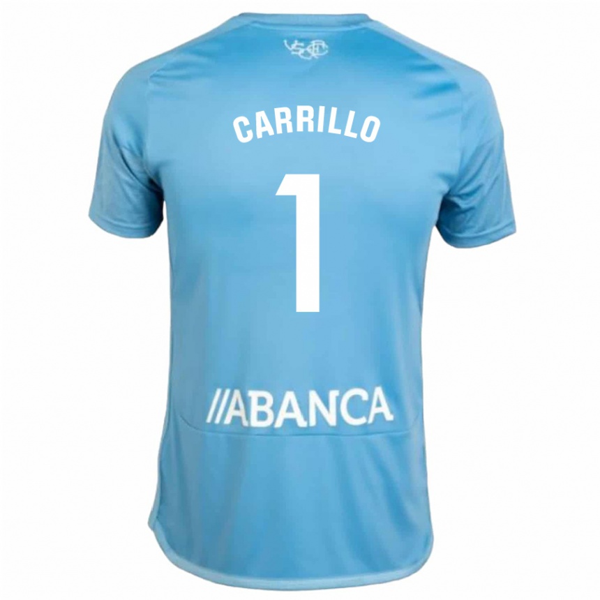Mujer Fútbol Camiseta Coke Carrillo #1 Azul 1ª Equipación 2023/24 México