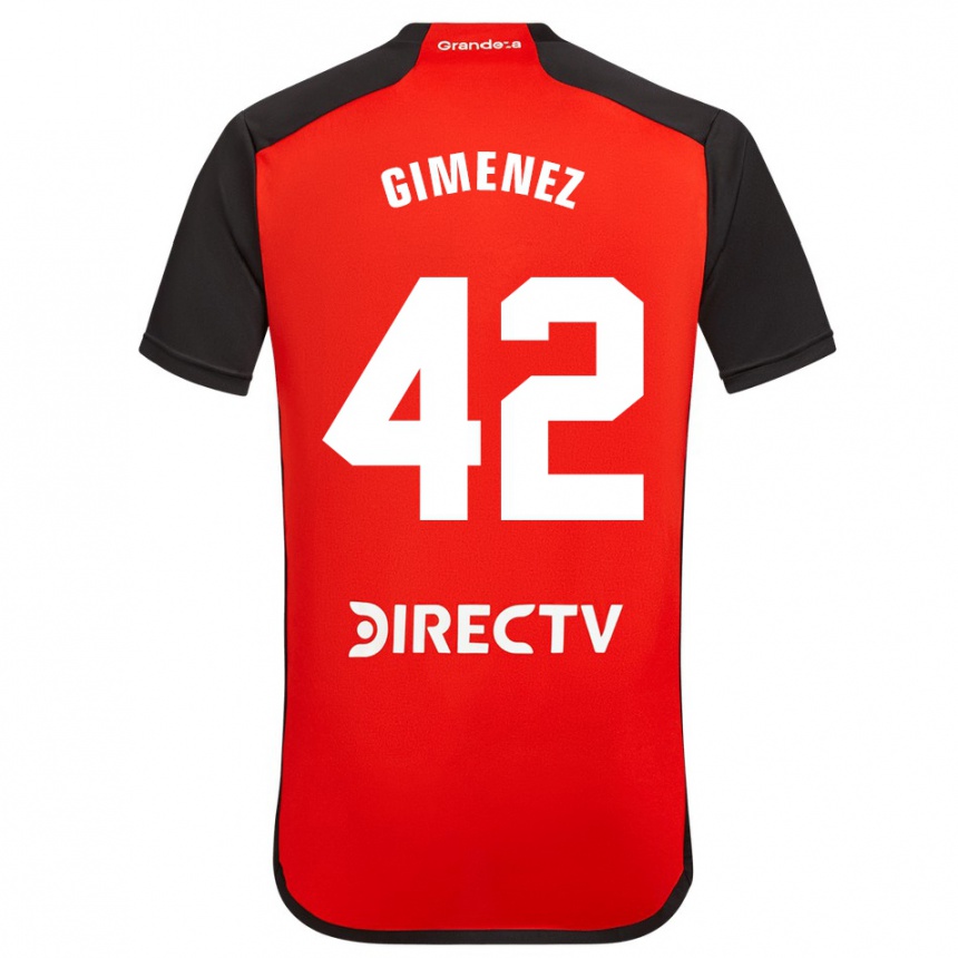 Mujer Fútbol Camiseta Ulises Giménez #42 Rojo 2ª Equipación 2023/24 México