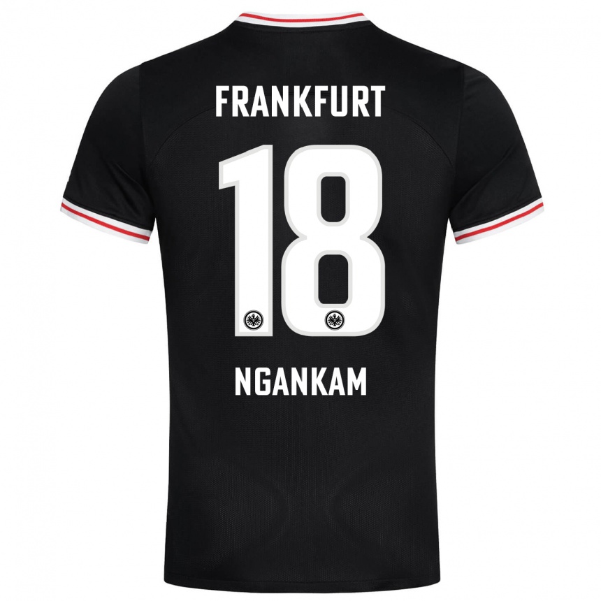 Mujer Fútbol Camiseta Jessic Ngankam #18 Negro 2ª Equipación 2023/24 México