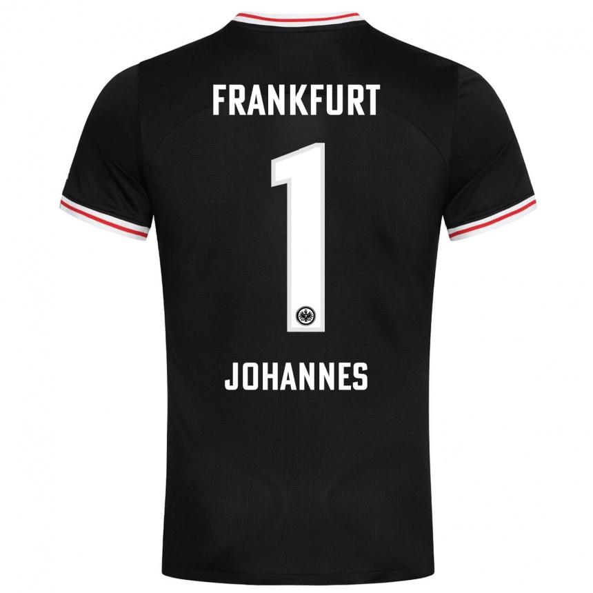 Mujer Fútbol Camiseta Stina Johannes #1 Negro 2ª Equipación 2023/24 México