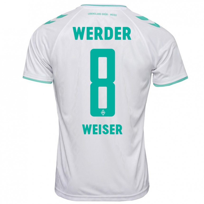 Mujer Fútbol Camiseta Mitchell Weiser #8 Blanco 2ª Equipación 2023/24 México