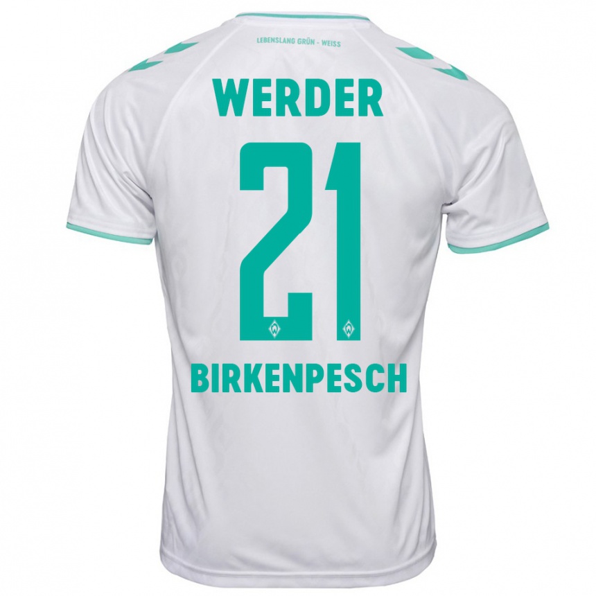 Mujer Fútbol Camiseta Noah Birkenpesch #21 Blanco 2ª Equipación 2023/24 México