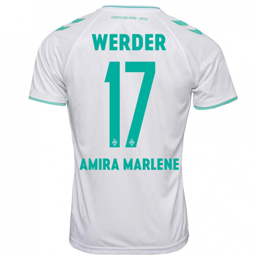 Mujer Fútbol Camiseta Amira Marlene Dahl #17 Blanco 2ª Equipación 2023/24 México