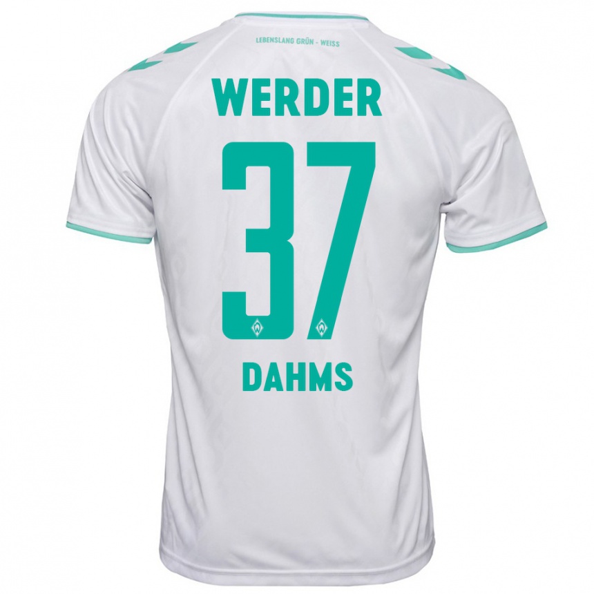 Mujer Fútbol Camiseta Lena Dahms #37 Blanco 2ª Equipación 2023/24 México