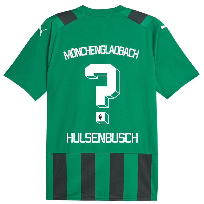 Mujer Fútbol Camiseta Daniel Hülsenbusch #0 Verde Negro 2ª Equipación 2023/24 México