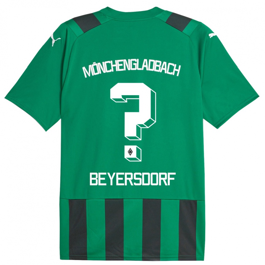 Mujer Fútbol Camiseta Chris Beyersdorf #0 Verde Negro 2ª Equipación 2023/24 México