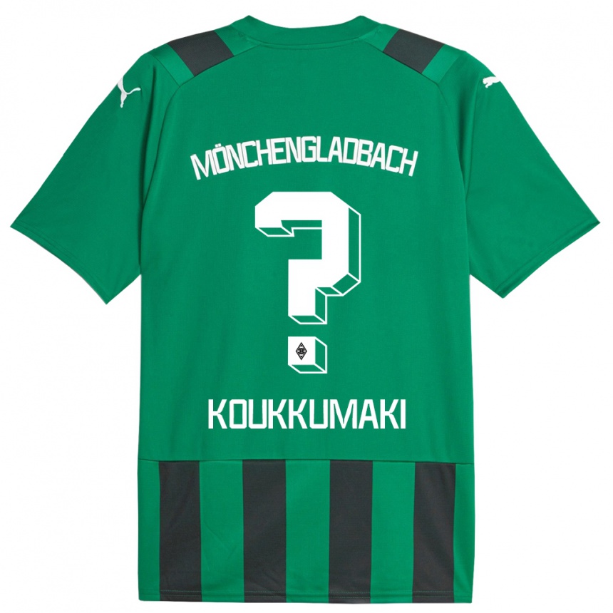 Mujer Fútbol Camiseta Taavi Koukkumäki #0 Verde Negro 2ª Equipación 2023/24 México