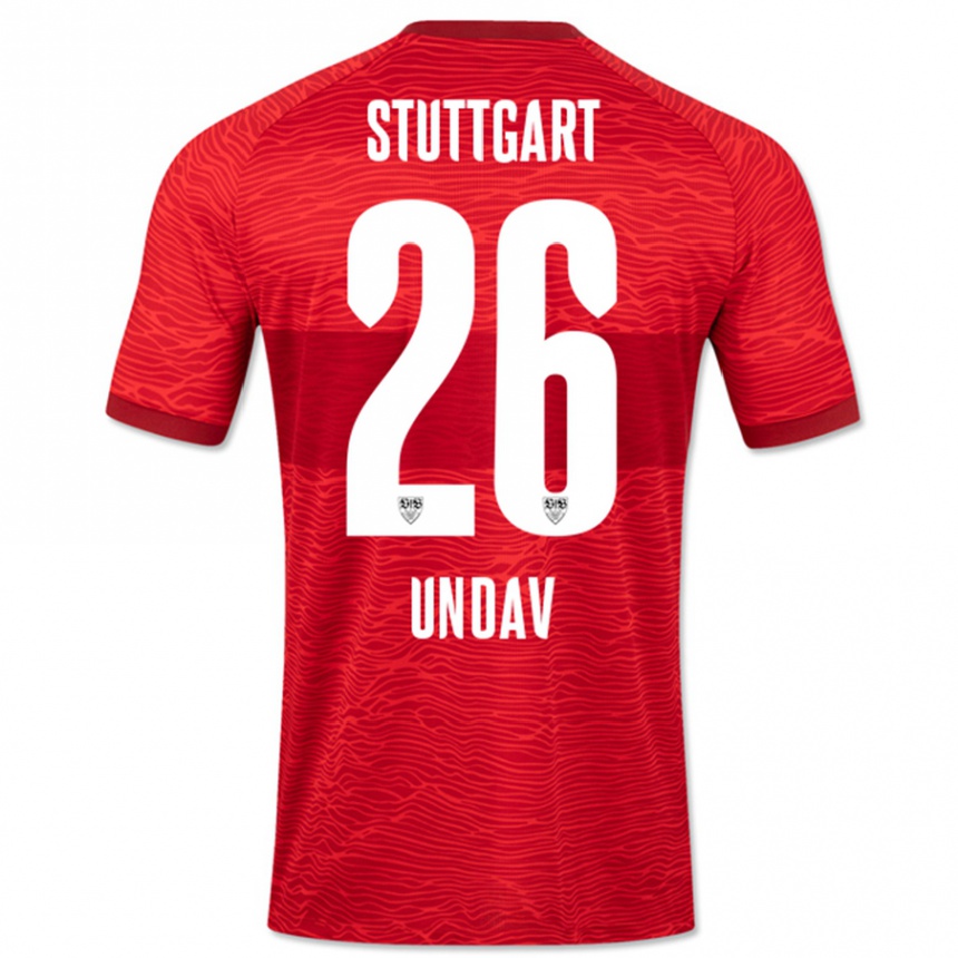 Mujer Fútbol Camiseta Deniz Undav #26 Rojo 2ª Equipación 2023/24 México