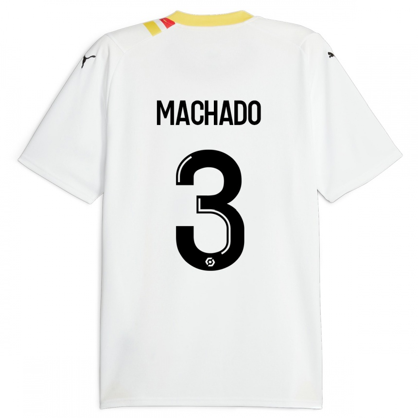 Mujer Fútbol Camiseta Deiver Machado #3 Negro 2ª Equipación 2023/24 México