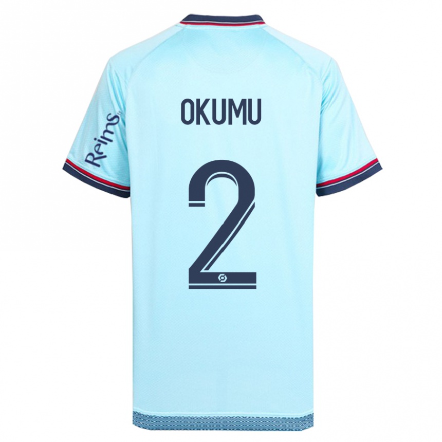 Mujer Fútbol Camiseta Joseph Okumu #2 Cielo Azul 2ª Equipación 2023/24 México