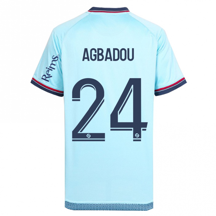 Mujer Fútbol Camiseta Emmanuel Agbadou #24 Cielo Azul 2ª Equipación 2023/24 México