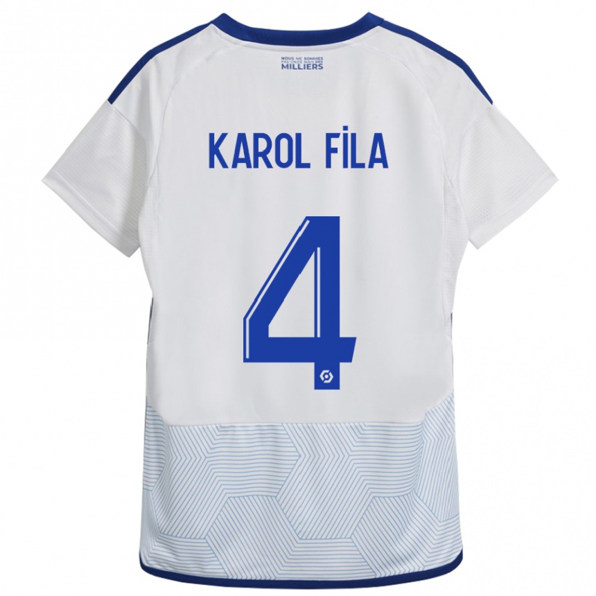 Mujer Fútbol Camiseta Karol Fila #4 Blanco 2ª Equipación 2023/24 México