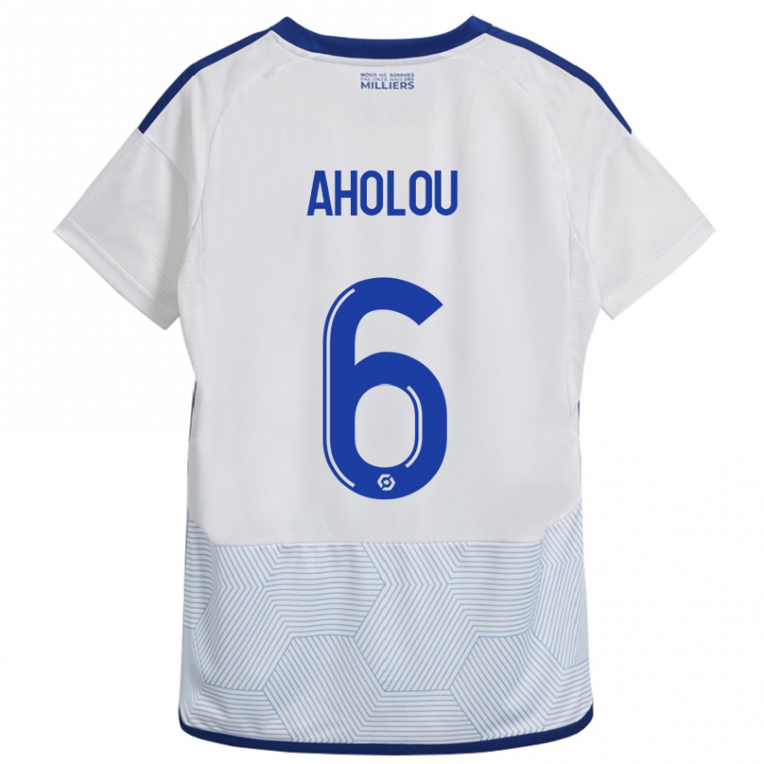 Mujer Fútbol Camiseta Jean-Eudes Aholou #6 Blanco 2ª Equipación 2023/24 México