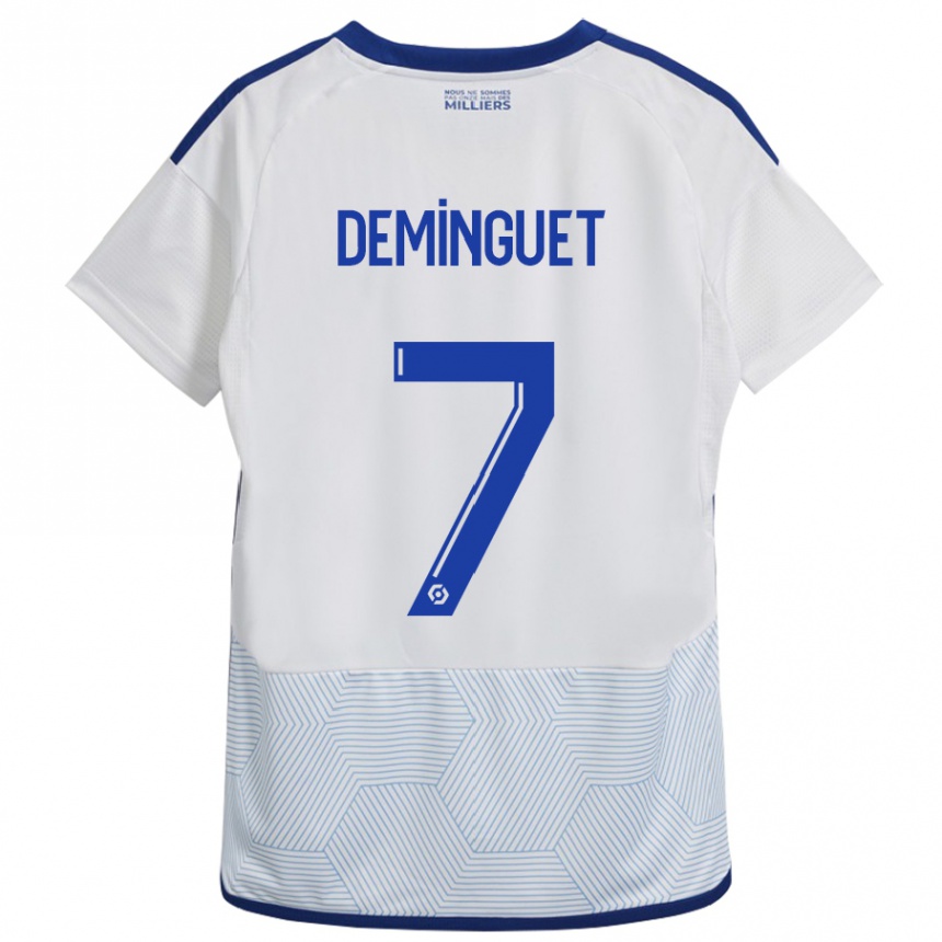 Mujer Fútbol Camiseta Jessy Deminguet #7 Blanco 2ª Equipación 2023/24 México