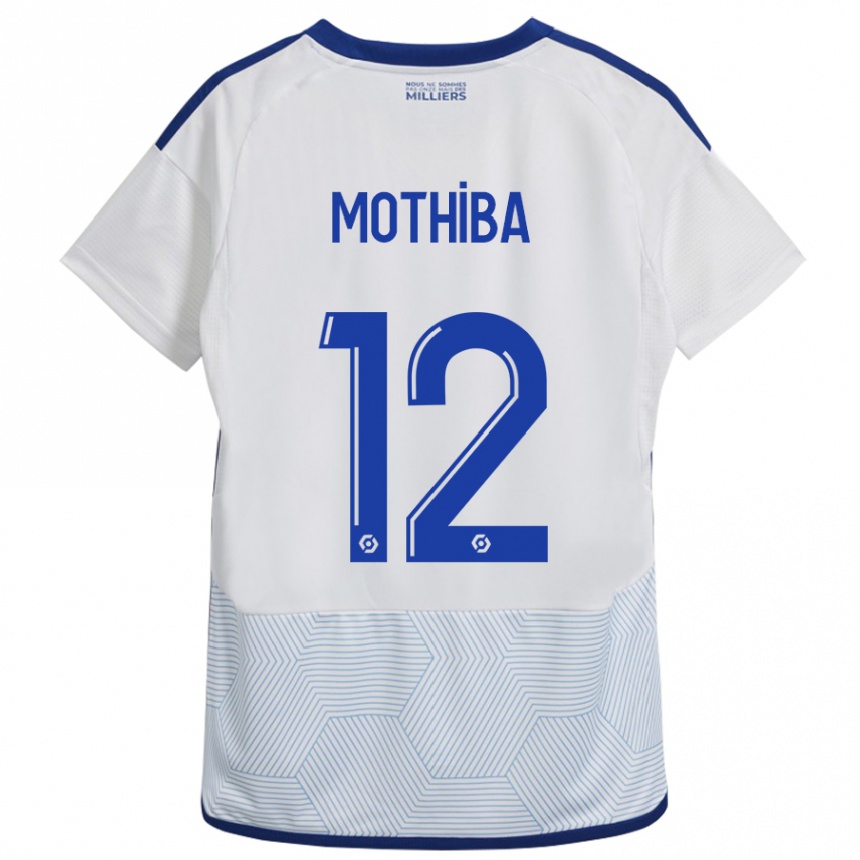 Mujer Fútbol Camiseta Lebo Mothiba #12 Blanco 2ª Equipación 2023/24 México