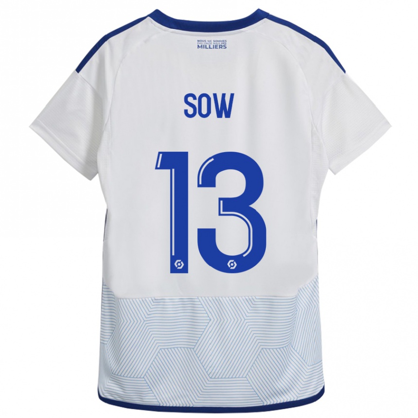 Mujer Fútbol Camiseta Saïdou Sow #13 Blanco 2ª Equipación 2023/24 México