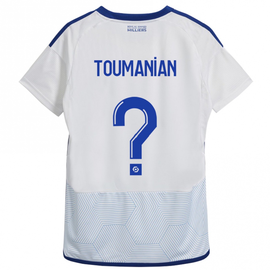 Mujer Fútbol Camiseta Anthony Toumanian #0 Blanco 2ª Equipación 2023/24 México