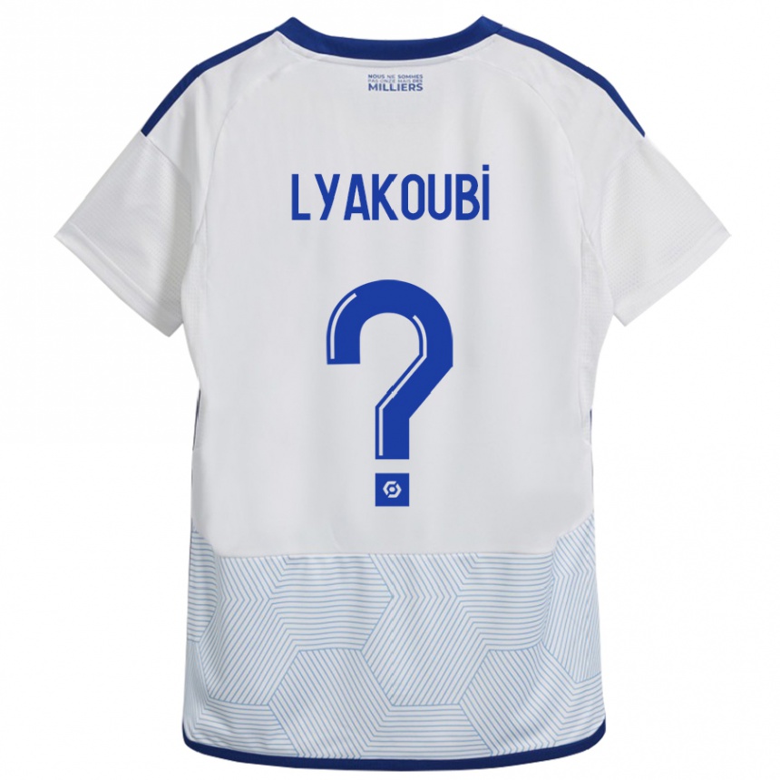 Mujer Fútbol Camiseta Oussama Lyakoubi #0 Blanco 2ª Equipación 2023/24 México