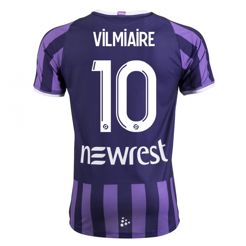 Mujer Fútbol Camiseta Kelly Vilmiaire #10 Morado 2ª Equipación 2023/24 México