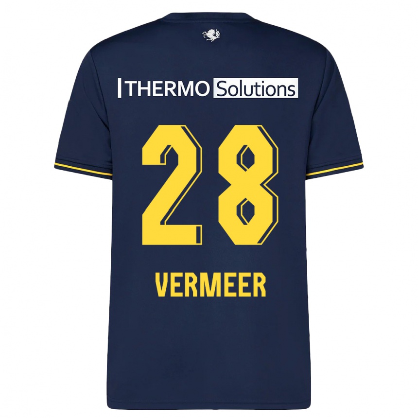 Mujer Fútbol Camiseta Sofie Rianne Vermeer #28 Armada 2ª Equipación 2023/24 México