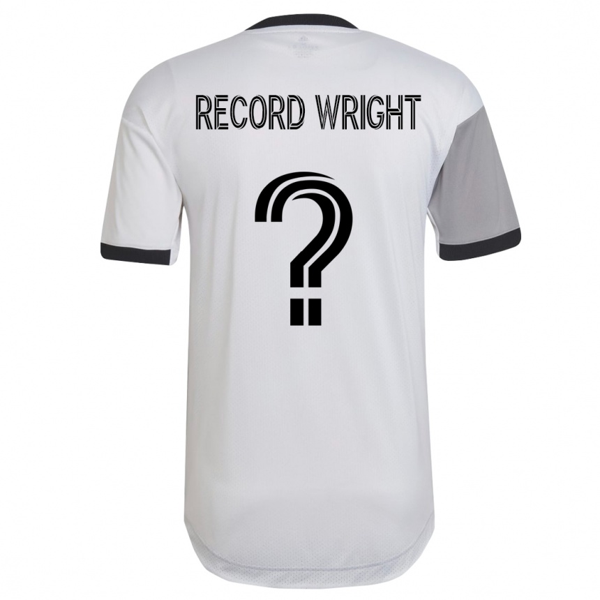 Mujer Fútbol Camiseta Kemari Record-Wright #0 Blanco 2ª Equipación 2023/24 México