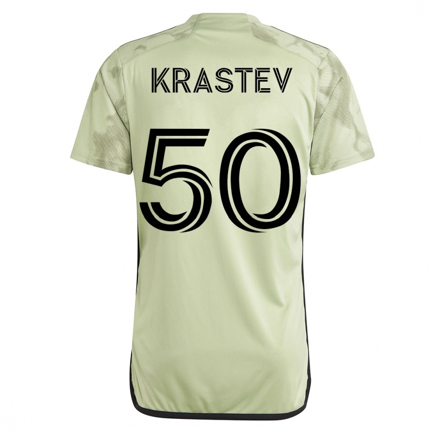Mujer Fútbol Camiseta Filip Krastev #50 Verde 2ª Equipación 2023/24 México