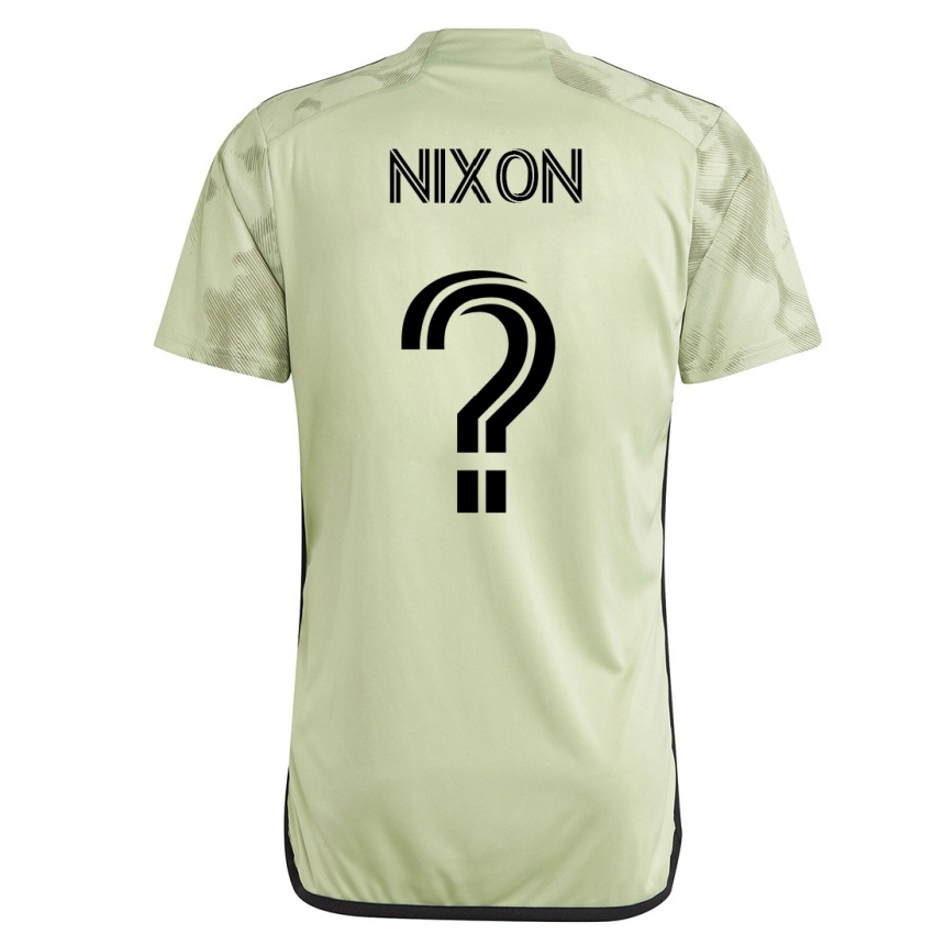 Mujer Fútbol Camiseta Shakir Nixon #0 Verde 2ª Equipación 2023/24 México