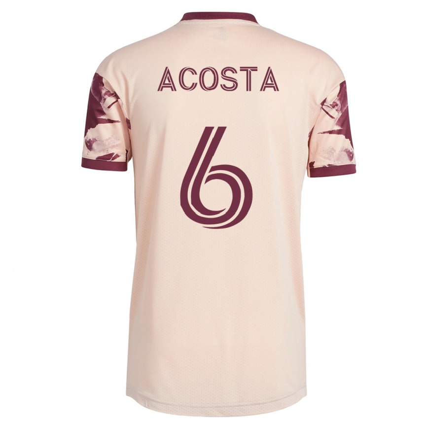 Mujer Fútbol Camiseta Bryan Acosta #6 Blanquecino 2ª Equipación 2023/24 México