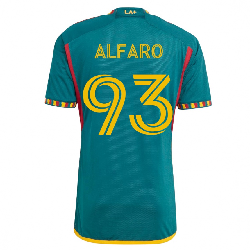 Mujer Fútbol Camiseta Tony Alfaro #93 Verde 2ª Equipación 2023/24 México