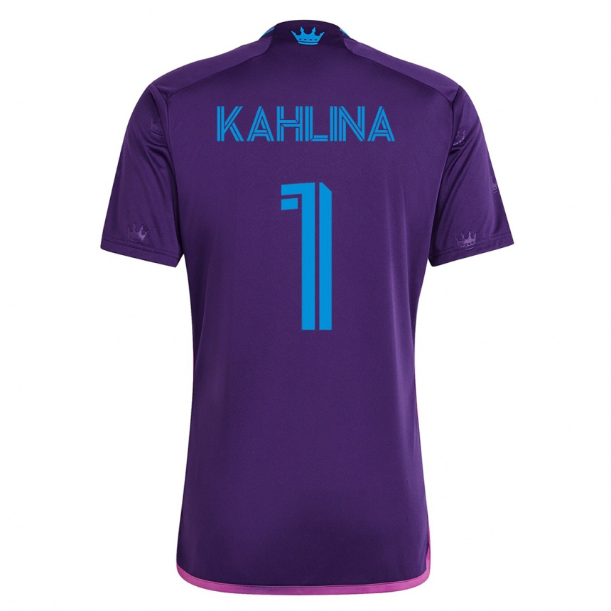 Mujer Fútbol Camiseta Kristijan Kahlina #1 Violeta 2ª Equipación 2023/24 México
