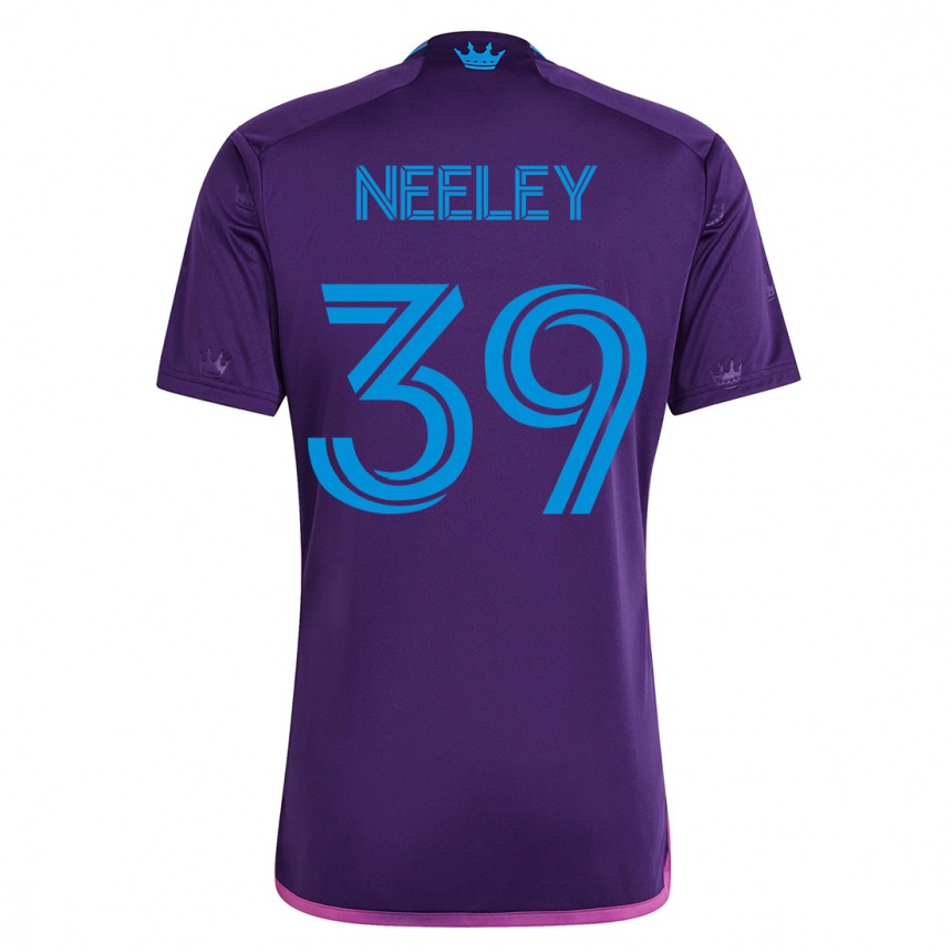 Mujer Fútbol Camiseta Jack Neeley #39 Violeta 2ª Equipación 2023/24 México